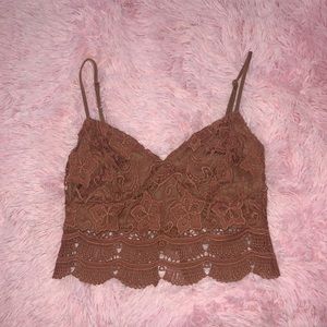 Spaghetti Strap Crop Top